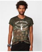 Denim & Supply Ralph Lauren Camo-Print T-Shirt - Lyst