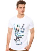 Wesc The World Tour Overlay Tee - Lyst