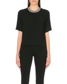 Sandro Elien Short-sleeved Woven Top - Lyst