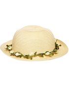 Asos Straw Boater Hat with Detachable Floral Garland - Lyst