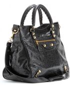 Balenciaga Giant Velo 12 Leather Tote - Lyst