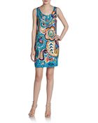 Alexia Admor Sequin Paisley Shift Dress - Lyst