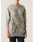 Dolce & Gabbana Textured Sweater - Lyst