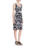 Marc Jacobs Sleeveless V-Neck Sheath Dress - Lyst