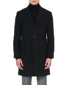 Brunello Cucinelli Long-sleeved Wool Coat - Lyst