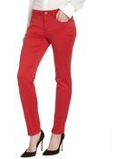 Burberry Brit Military Red Stretch Cotton 'Foxton' Skinny Pants - Lyst