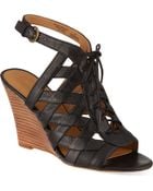 Nine West Maxamilian Wedge Sandals - Lyst