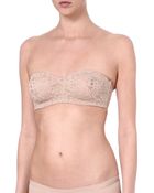 Wacoal Halo Lace Strapless Bra Toas Toast - Lyst