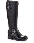 Nine West Aragosta Buckle Accented Boots - Lyst