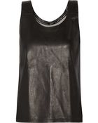 Maison Margiela Leather Tank - Lyst