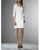 Patrizia Pepe Mix Color Short Tube Dress In Stretch Viscose Cadi - Lyst