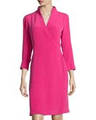 Lafayette 148 New York Aniya 3/4-Sleeve Dress - Lyst