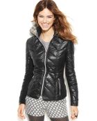 BCBGeneration Packable Chevron-Quilted Down Puffer Jacket - Lyst