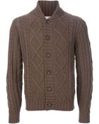 Brunello Cucinelli Buttoned Cardigan - Lyst