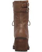 Lucky Brand Nylah Lace Up Booties - Lyst