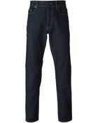 Z Zegna Straight Leg Jeans - Lyst