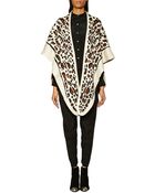 Mara Hoffman Leopard Shawl - Lyst