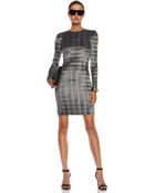 Alexander Wang Pleated Knee Length Poly Dress - Lyst