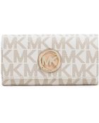 Michael Kors Logo Charm Wallet - Lyst
