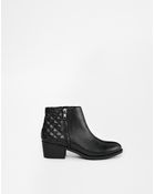 Steve Madden Naima Leather Boots - Lyst