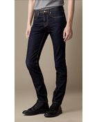 Burberry Shoreditch Handsanded Skinny Fit Jeans - Lyst