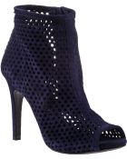 Pedro Garcia Sylvana Ankle Boot Gem Navy Suede - Lyst
