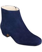 Nine West Huggins Leather Or Suede Booties - Lyst