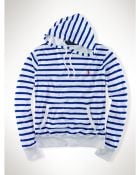 Polo Ralph Lauren Striped Terry Hoodie - Lyst