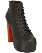Jeffrey Campbell 120Mm Lita Leather Ankle Boots - Lyst