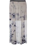 Raquel Allegra Long Tie Dye Skirt - Lyst