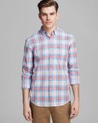 Lacoste Tartan Plaid Sport Shirt Regular Fit - Lyst