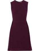 Victoria, Victoria Beckham Wool-Crepe Mini Dress - Lyst