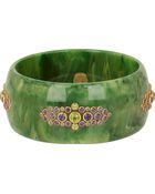 Mark Davis Peridot, Amethyst & Bakelite Bangle - Lyst