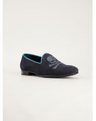 Philipp Plein Embellished Skull Slippers - Lyst