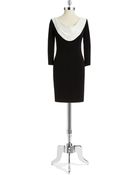 Calvin Klein Sequin Cowl Neck Dress - Lyst