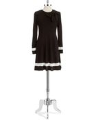 Eliza J Bow Sweater Dress - Lyst
