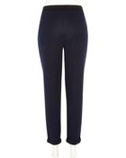 River Island Navy Blue Textured Joggers - Lyst