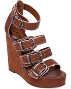 Lucky Brand Womens Rayah Platform Wedge Sandals - Lyst