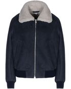 Carven Leather Outerwear - Lyst