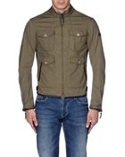 Armani Jeans Bomber Jacket - Lyst