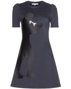 Carven Embellished Cotton Dress - Lyst