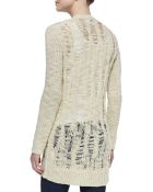 MICHAEL Michael Kors Open-Stitch Knit Cardigan - Lyst