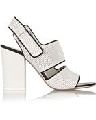 Alexander Wang Sara Mesh-Effect Leather Sandals - Lyst
