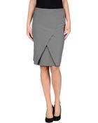 Emporio Armani Knee Length Skirt - Lyst