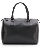 Furla D-Light Medium Leather Satchel - Lyst
