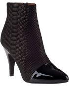 Jeffrey Campbell Jessa Ankle Boot Black Snake - Lyst