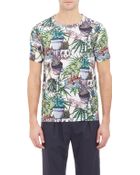 Paul Smith Botanical-Print Short-Sleeve Shirt - Lyst