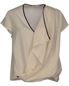 Bouchra Jarrar Blouse - Lyst