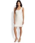 Aidan Mattox Beaded Cocktail Dress - Lyst