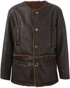 Gosha Rubchinskiy Faux-Fur Lining Collarless Jacket - Lyst